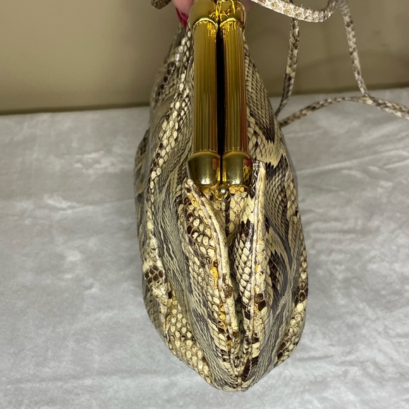 Vintage Judith Leiber Snakeskin Handbag - Picture 11 of 13